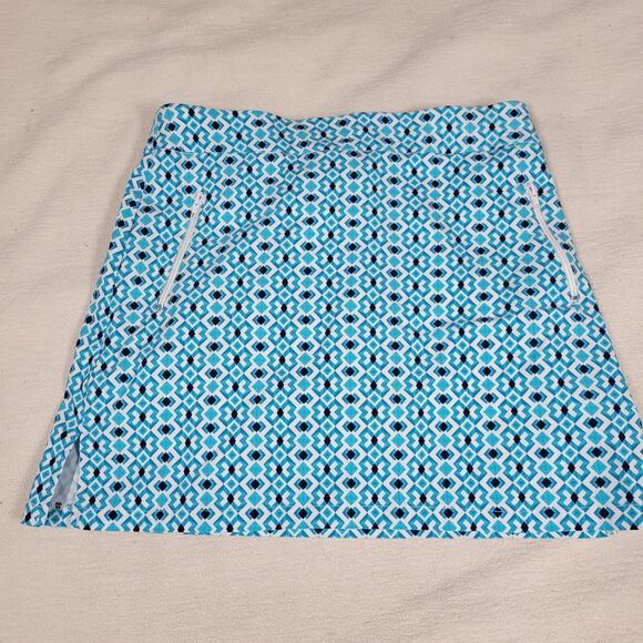 Ruby Rd Skirt Womens Blue Interior Shorts Cooling Mini y2k Gym Athletic Comfort - Picture 3 of 10